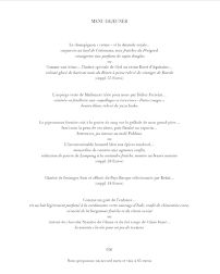 Restaurant gastronomique Marsan par Hélène Darroze à Paris (la carte)