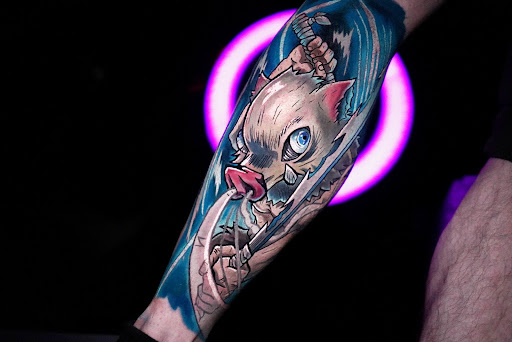 Explore ankle bracelet tattoo ideas, creative tattoo ideas in Forest Grove, available at Necropolis Tattoo