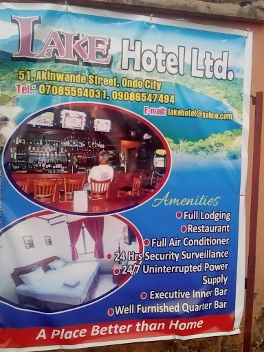 Lake Hotel, 51 Akinwande street, Surulere, Bolorunduro, Nigeria, Campground, state Rivers