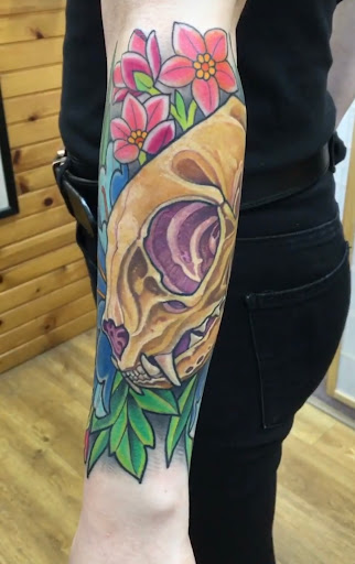 Explore bike tattoo ideas, creative tattoo ideas in Stroudsburg, available at RockN Willys Tattoo & Piercing