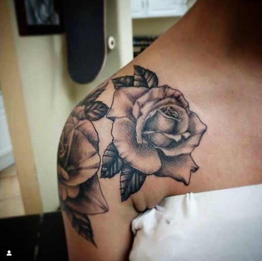 Explore womens sternum tattoo ideas, creative tattoo ideas in San Diego, available at Above All Tattoo - Pacific Beach