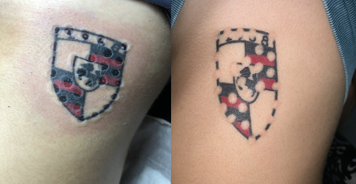 Explore italian flag tattoo ideas, creative tattoo ideas in Huntington, available at Tatt2Away Huntington