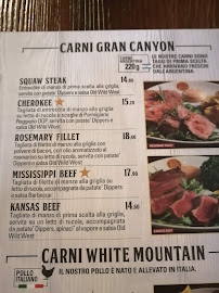 Restaurant de grillades à l'américaine Old Wild West à Savona - menu / carte