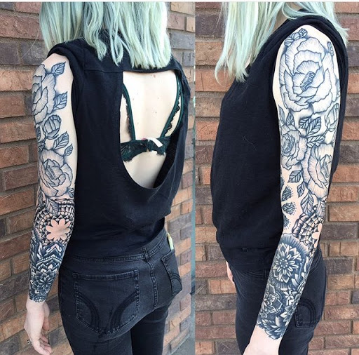 Explore tattoo cover ups ideas, creative tattoo ideas in Phoenix, available at Crawling Squid Tattoo Studio