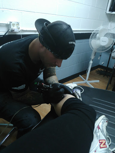 Explore hunting sleeve tattoo ideas, creative tattoo ideas in Toledo, available at 4 Nineteen Ink