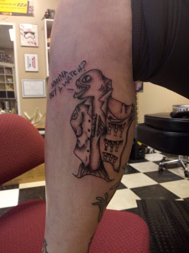 Explore neck tattoo ideas for females, creative tattoo ideas in Augusta, available at Mr. Tattoo