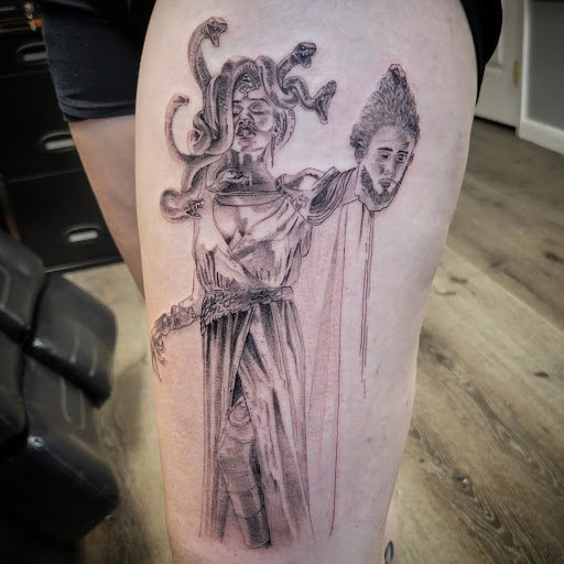 Explore dragon tattoo ideas for ladies, creative tattoo ideas in San Diego, available at Goddess Temple Tattoo Studio