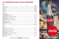 Le Tresor De Safi Kebab Pizzeria à Champigny menu