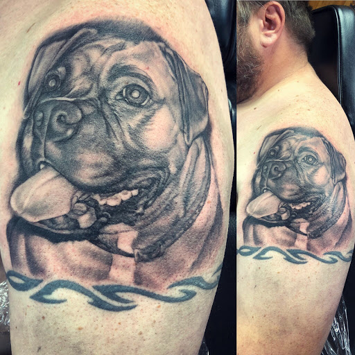 Explore tom and jerry tattoo ideas, creative tattoo ideas in Des Moines, available at Skin Kitchen Tattoo