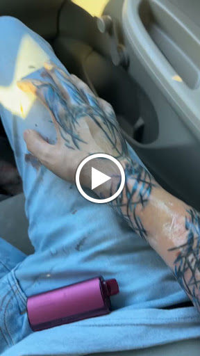 Explore small flower tattoo ideas, creative tattoo ideas in Cincinnati, available at Old Hearts Tattoo and Arts