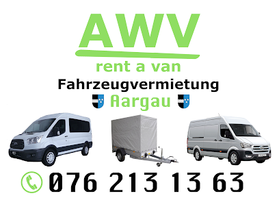 AWV Transporter Wohnwagen Umzugswagen Anhänger mieten