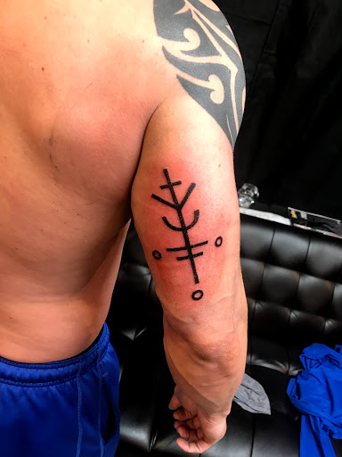 Explore men neck tattoo ideas, creative tattoo ideas in Lexington, available at LexInk Tattoo