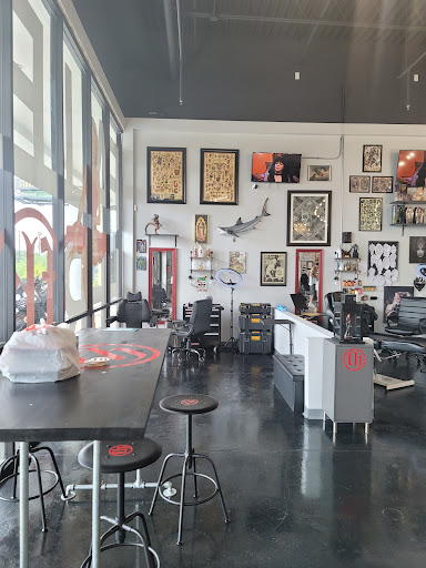 Explore dahlia tattoo ideas, creative tattoo ideas in Kissimmee, available at Fallen Heroes Tattoo & Piercing (Florida)