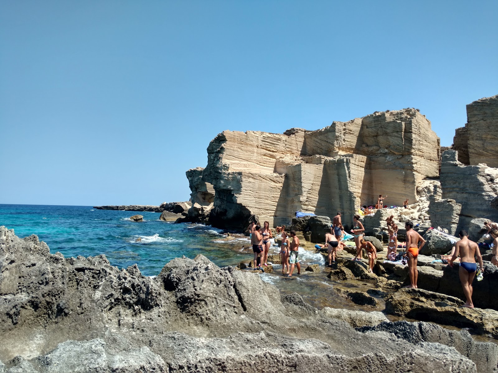 Foto de Spiaggia di Cala Rossa área selvagem