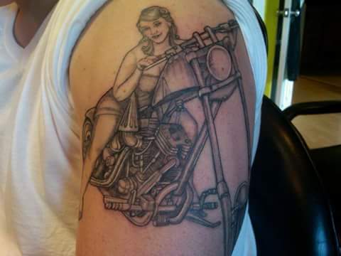 Explore 1 2 sleeve tattoo ideas, creative tattoo ideas in Denton, available at The Ink Well Tattoo Studio