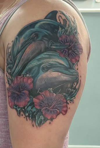 Explore area code tattoo ideas, creative tattoo ideas in Ocala, available at Beauty in a Canvas Tattoo and Art Gallery