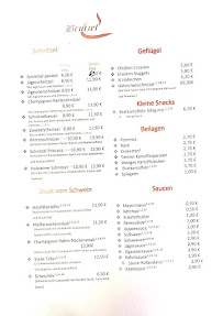 Menu / carte de BrutzelStübchen - Grill - Gaststätte à Stemwede