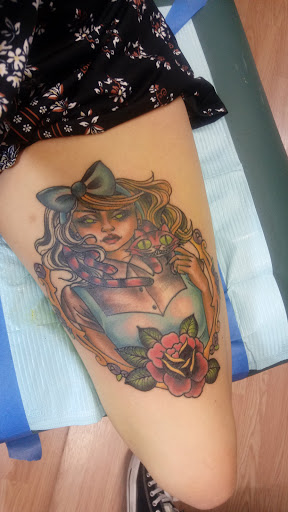Explore ponyo tattoo ideas, creative tattoo ideas in Bullhead City, available at Belton Tattoo