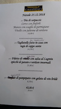 Restaurant italien Grissino à Brixen - menu / carte