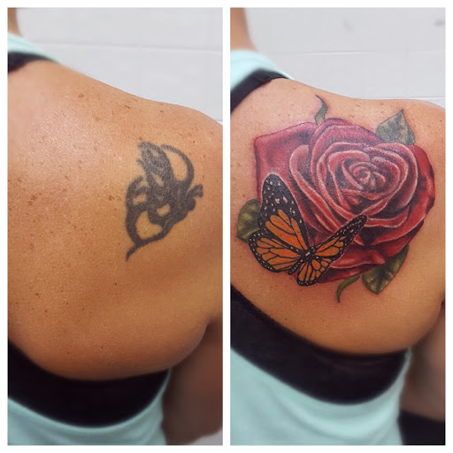 Explore red string of fate tattoo ideas, creative tattoo ideas in Birmingham, available at Cloud 9 Tattoo & Piercing STUDIO