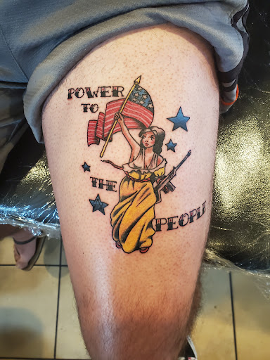 Explore elbow tattoo ideas for men, creative tattoo ideas in Albuquerque, available at Relic Tattoo Co.