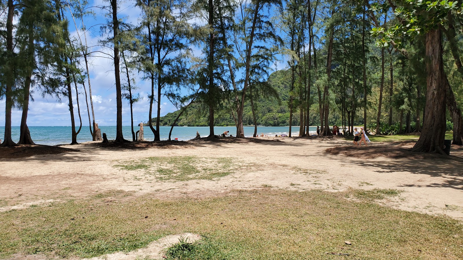 Foto av Kahana Bay Beach Park med hög nivå av renlighet