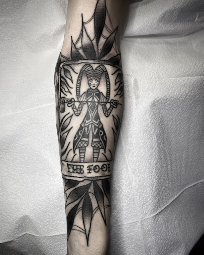 Explore french tattoo ideas, creative tattoo ideas in Modesto, available at Dying Art Tattoo