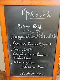 Menu du La Petite Fringale à Héricourt