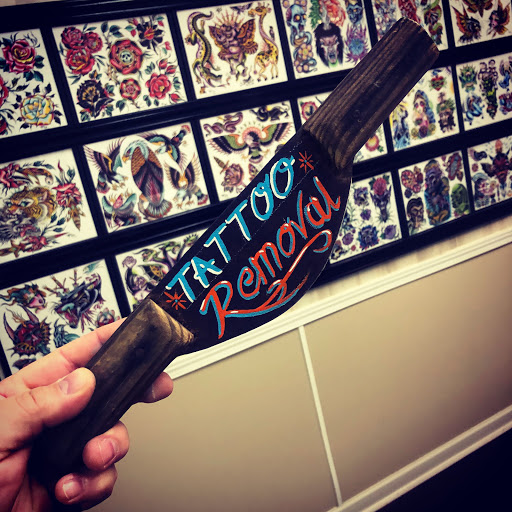 Explore outside arm tattoo ideas, creative tattoo ideas in Benton, available at Three KingsTattoos