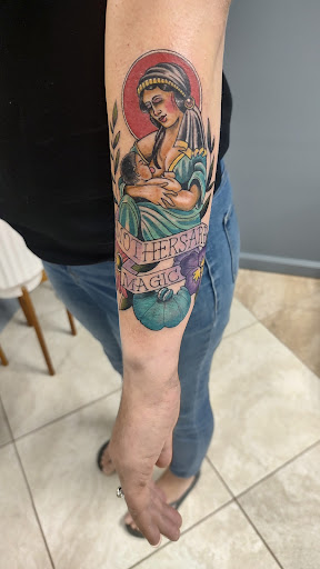 Explore black medusa tattoo ideas, creative tattoo ideas in Fort Wayne, available at Studio 13 Tattoo