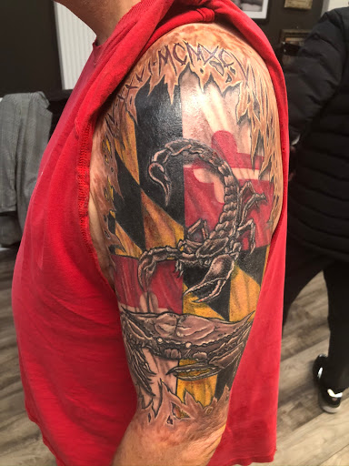 Explore heart on my sleeve tattoo ideas, creative tattoo ideas in Crownsville, available at DreamWorks Tattoo LLC