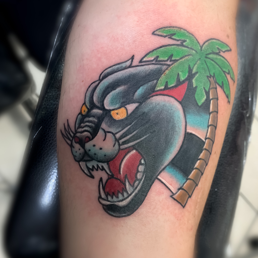 Explore tooled leather tattoo ideas, creative tattoo ideas in Myrtle Beach, available at Myrtle Beach Ink