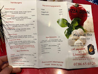 Menu / carte de Pizza John à Viviers-du-Lac