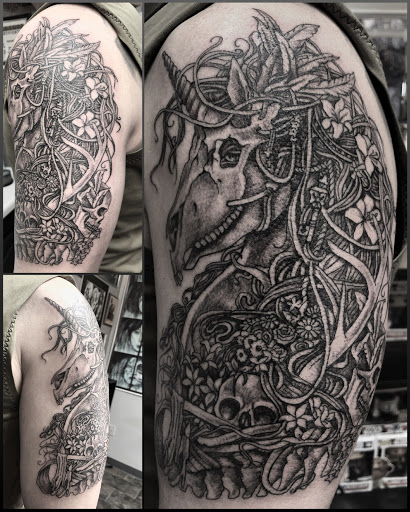 Explore enlightenment tattoo ideas, creative tattoo ideas in Clarksburg, available at Art & Soul Studio Of Tattoo