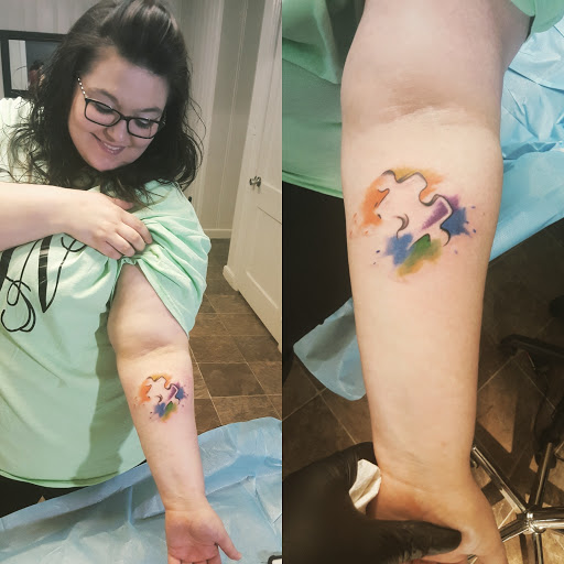 Explore spaceship tattoo ideas, creative tattoo ideas in Albany, available at Tat Jones Ruthless Tattoos L.L.C.