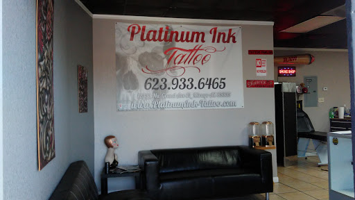 Tattoo Shop «Platinum Ink Tattoo & Piercing», reviews and photos, 12333 NW Grand Ave, El Mirage, AZ 85335, USA