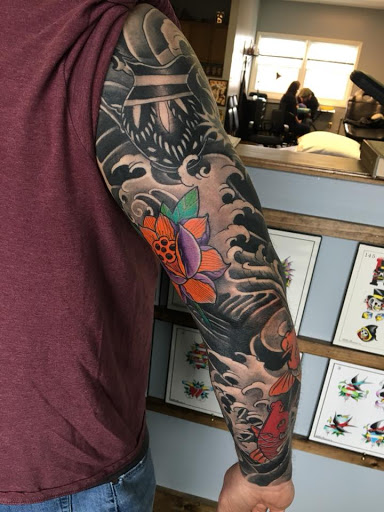 Explore lioness tattoo ideas for females, creative tattoo ideas in Delmar, available at Resolute Tattoo