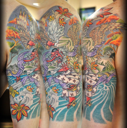 Explore joker tattoo ideas for guys, creative tattoo ideas in Concord, available at The Gallery Tattoo Studio