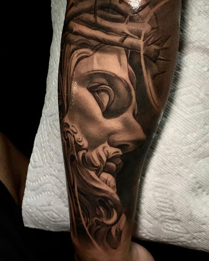 Explore tattoo ideas for depression, creative tattoo ideas in Hollywood, available at Sacred Eye Tattoos