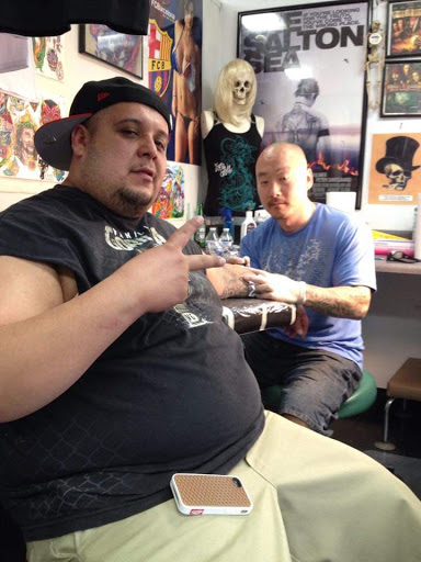 Explore dinosaur tattoo ideas for son, creative tattoo ideas in Victorville, available at Doctor Inks Tattoo Clinic