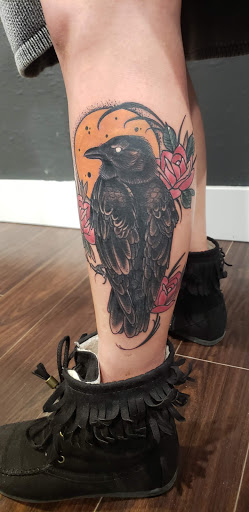 Explore tattoo ideas for female thigh, creative tattoo ideas in Orem, available at Hearts and Hands Tattoo and Piercing