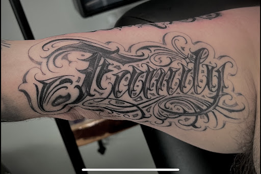 Explore upper chest tattoo ideas, creative tattoo ideas in Deerfield Beach, available at Black Rose Tattoo Studio