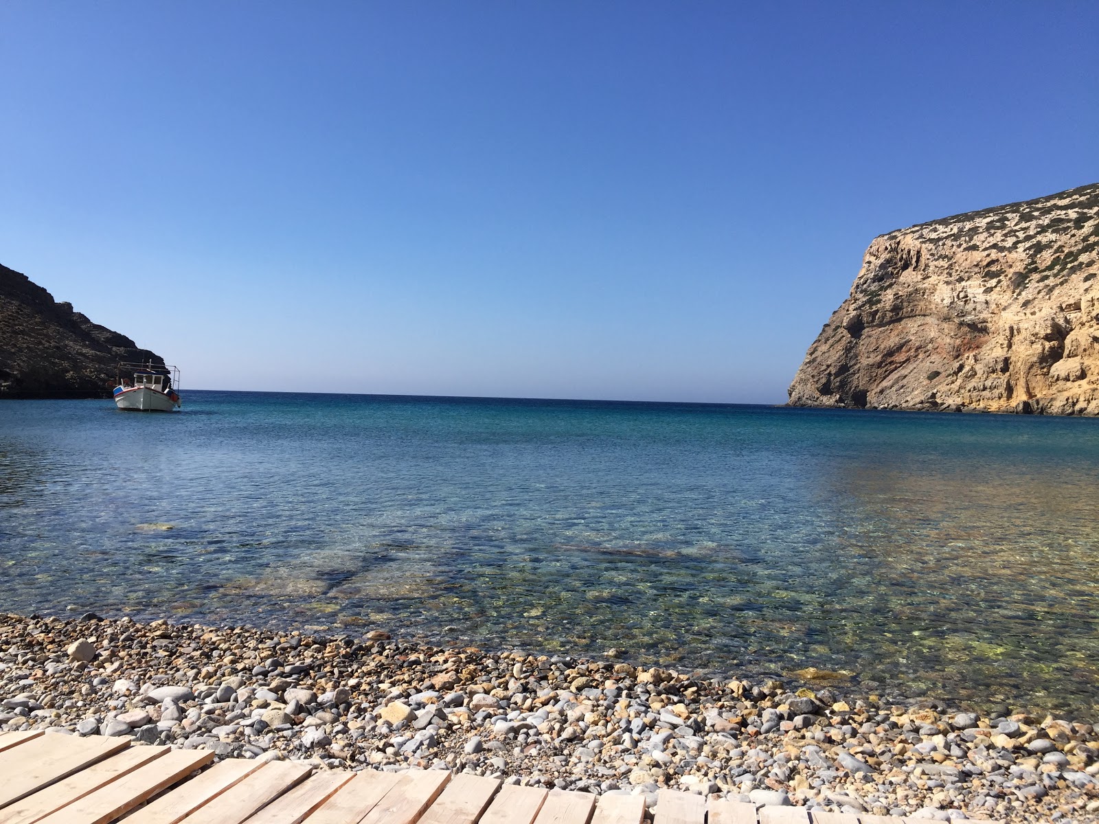 Photo of Helatros Beach Kasos Greece amenities area