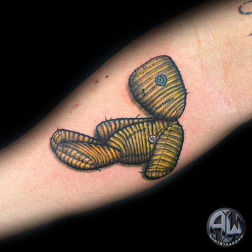 Explore neck tattoo idea, creative tattoo ideas in Bakersfield, available at Pretty In Ink Tattoo