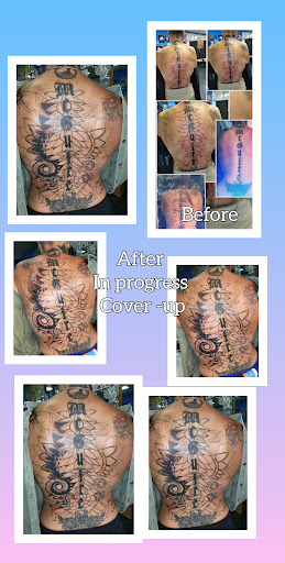Explore mens shoulder tattoo ideas, creative tattoo ideas in Englewood, available at The Original Big Daddy Tattoo & Body Piercing est.1997 est.1997
