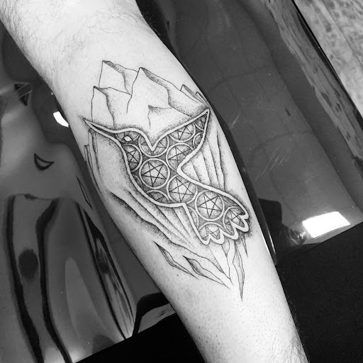 Find fishing tattoo ideas for your next unique tattoo in Fairfax at Pinky Inky Tattoo