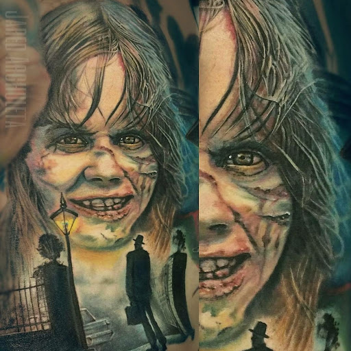 Explore cross tattoo ideas for woman, creative tattoo ideas in Pueblo, available at Spellbound Electric Tattoos