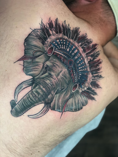 Explore awesome sleeve tattoo ideas, creative tattoo ideas in Batavia, available at The Pretty Pin-Up Tattoo Parlor