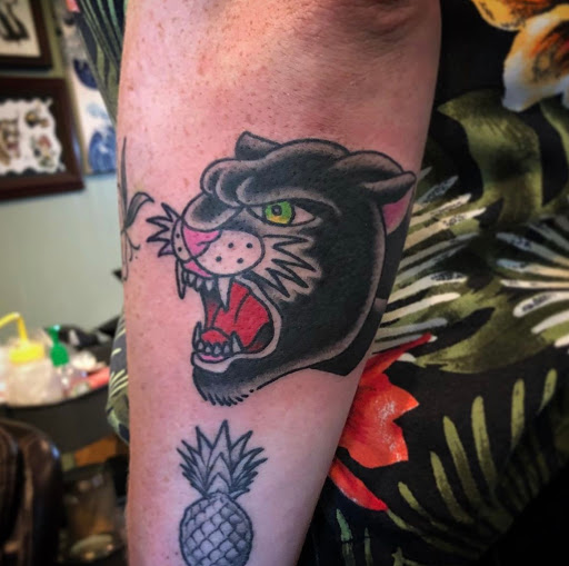 Explore taurus tattoo ideas male, creative tattoo ideas in Lawrence, available at Standard Electric Tattooing