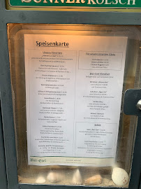 Bier-Esel à Cologne menu